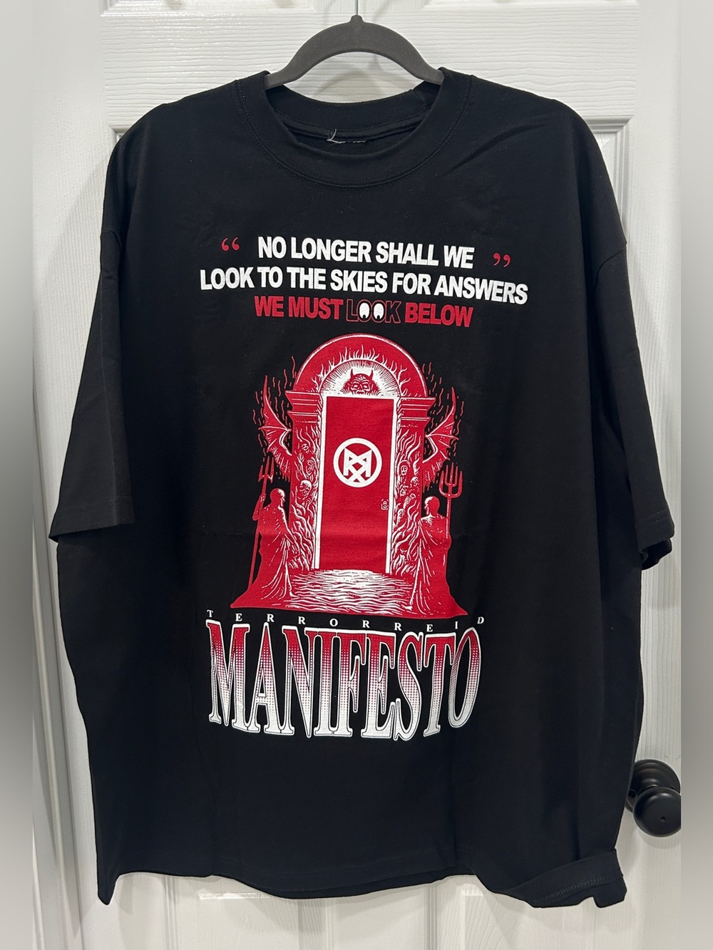 Terror Reid Manifesto 2024 Tour XXL Merch T Shirt
